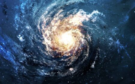 Astronomové zachytili jasně modrý vesmírný úkaz