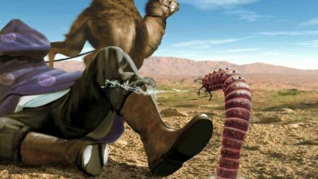 Mongolský pouštní červ nahání badatelům hrůzu. Přes 1 metr dlouhý, pokrytý smrtelným jedem zabíjí pouhým dotykem