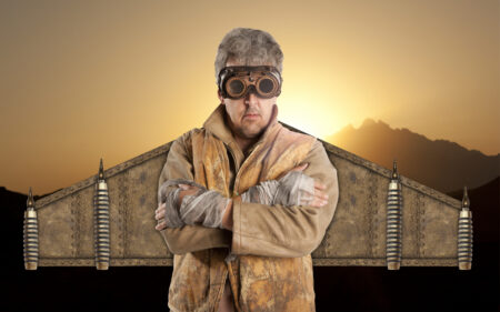 Nadšený inženýr si v garáži sestavil funkční létací batoh. Do vzduchu dokáže vynést až 135 kilogramů váhy