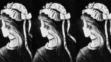 U této optické iluze se zapotíte. Dokážete na tomto portrétu z roku 1888 najít dvojitý obraz?