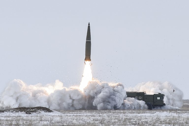 Odpal rakety Iskander