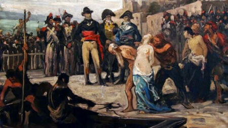 Gilotinu nahradil „republikánskou svatbou“: Šílený revolucionář v Nantes nechával lidi svázané k sobě tonout v řece