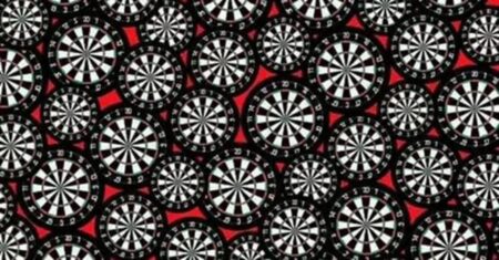 Optická iluze pro bystré jedince: 3 červené šipky zapíchnuté v terči vůbec nevidí 85 % populace