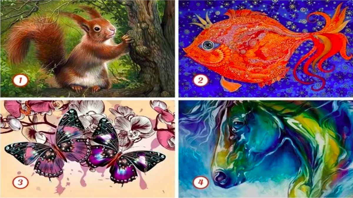 Psychologický test: Vyberte si 1 ze 4 obrázků a zjistěte, co vám brání žít ve štěstí