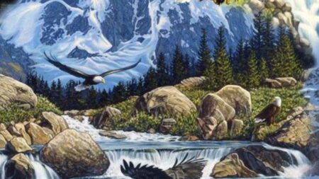 Optický test: Jen 10 % lidí dokáže najít na obrázku všechna zvířata, možná to nezvládnete ani vy