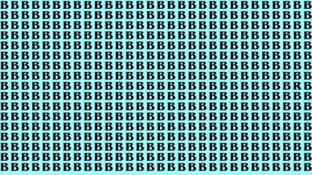 Pokud dokážete najít odlišné písmeno do 10 sekund, gratulujeme! Řadíte se mezi 0,5 % jedinců, kterým se to podařilo