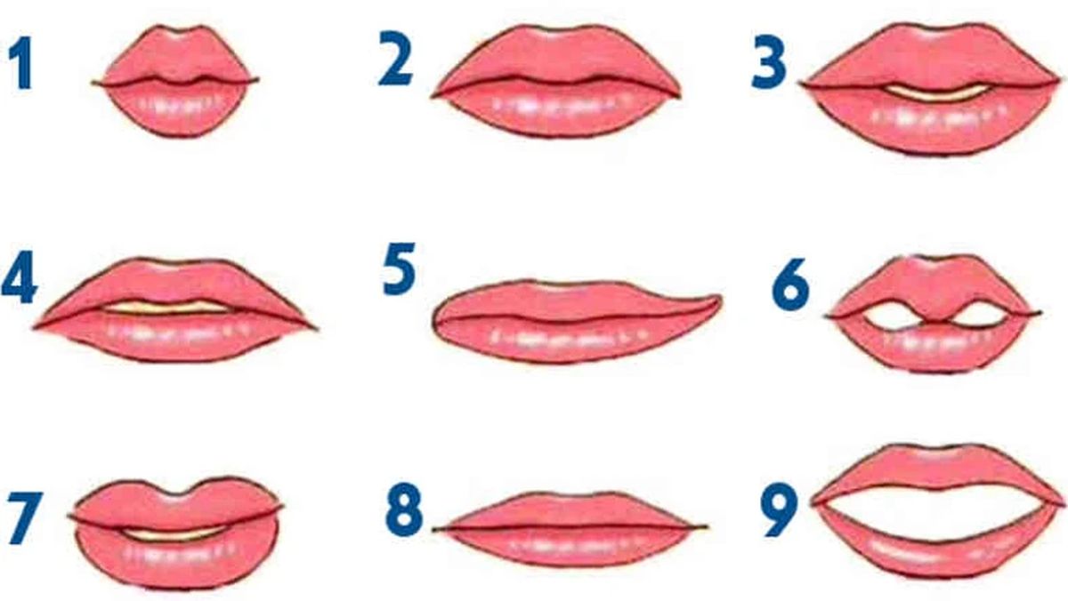 Tohle podle psychologů vypovídá tvar rtů o člověku: Pokud máte tvar číslo 7, nejspíš máte problém