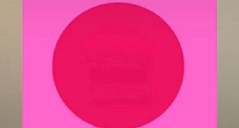 čtverec kruh růžová