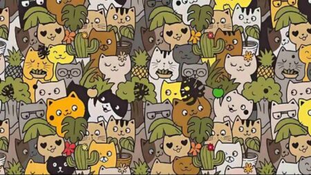 Temný rytíř mezi kočkami: Najít Batmana v optické iluzi plné koček zvládlo jen 6 % lidí