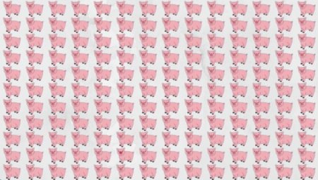 Těžší vizuální test tu pravděpodobně ještě nebyl: Najít odlišné prase na obrázku zvládla jen 2 % Čechů