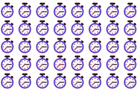 Tento test zvládnou jen lidé s orlím zrakem. Soustřeďte se, na nalezení odlišných hodin máte jen 15 sekund