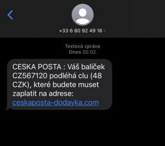 Přišla vám tahle SMS zpráva? Jednou odpovíte a přijdete o všechny peníze z bankovního účtu. V ohrožení je až 78 % Čechů