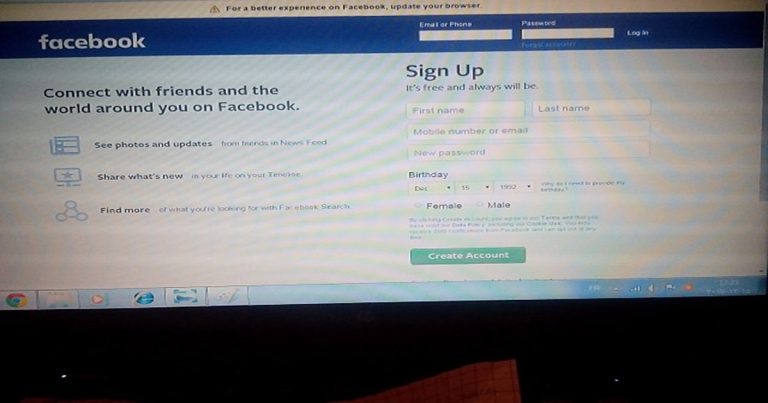 nastavení facebooku