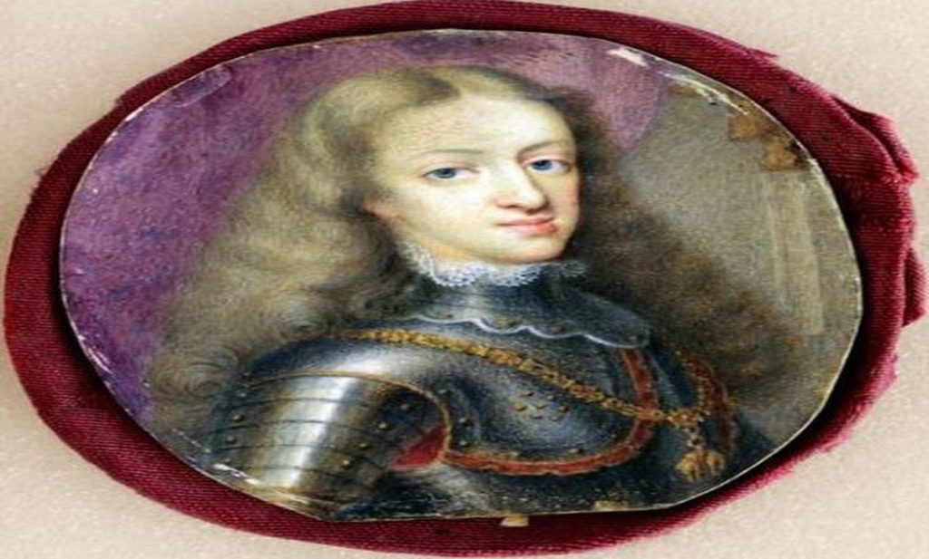 Medailonek se ženou Karla II.