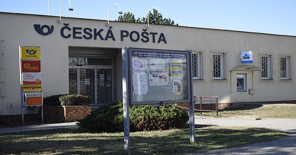 Pobočka České pošty.