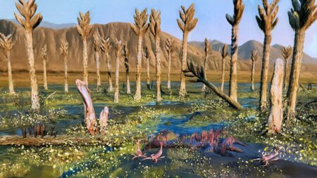 Prototaxites měřil 8 metrů a nebyl ani houba, ani strom. Věda odhalila organismus, který kombinuje dvě říše života najednou